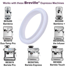 Load image into Gallery viewer, 54mm Silicone Steam Ring Seal - Group Head Gasket Replacement - Compatible with Breville® Espresso Machine BES870XL, BES860XL, BES840XL, BES810BSS, BES450, BES500, BES878, BES880